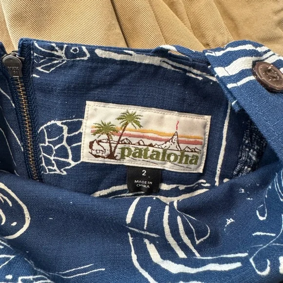 Patagonia Pataloha Loko La Stone Blue Dress - Picture 5 of 6